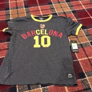 Barcelona soccer men’s size small shirt. With tags